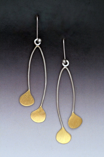 MB-E436 Earrings Aspens in the Wind $164 at Hunter Wolff Gallery